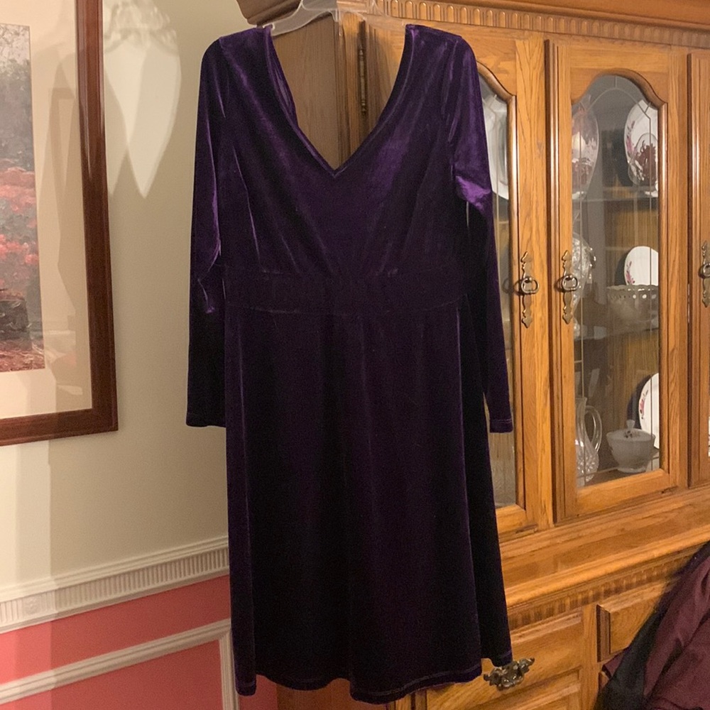 Purple Velvet dress
